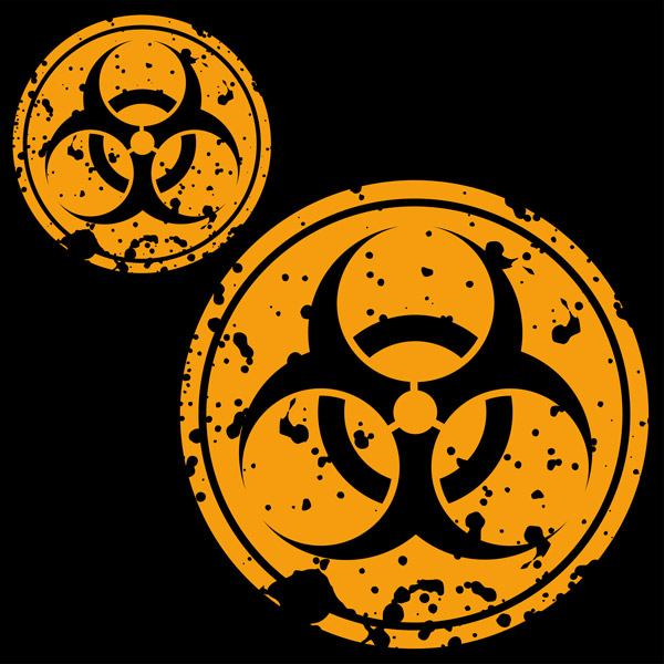 Mikina dámská tekno biohazard