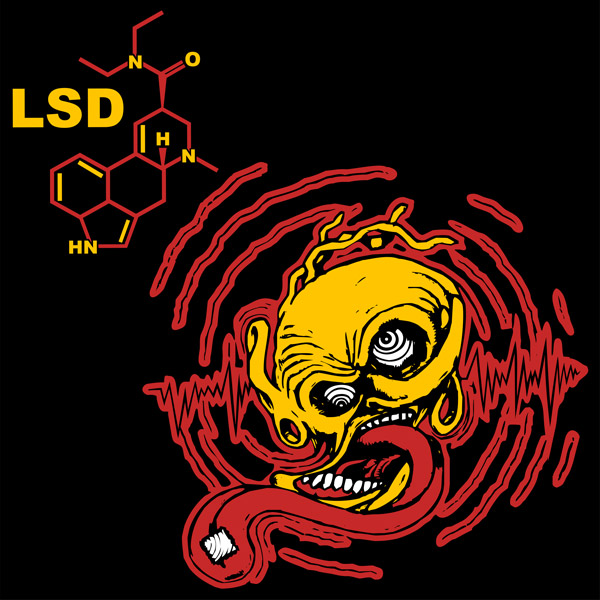 Mikina dámská tekno LSD head