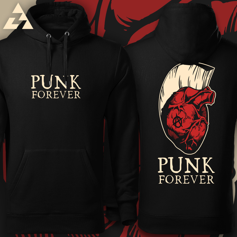 Mikina punk pánská Punk forever