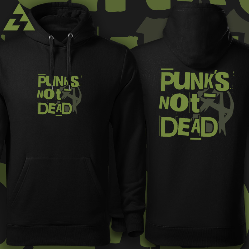 Mikina punk pánská Punk´s not dead