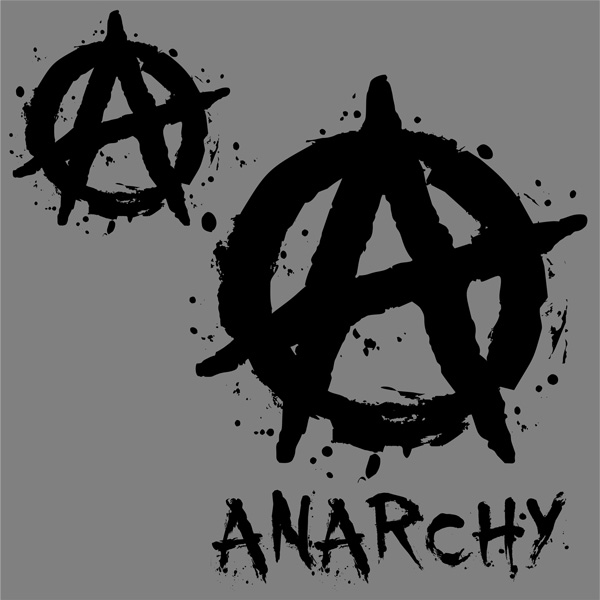 Mikina punk pánská Anarchy