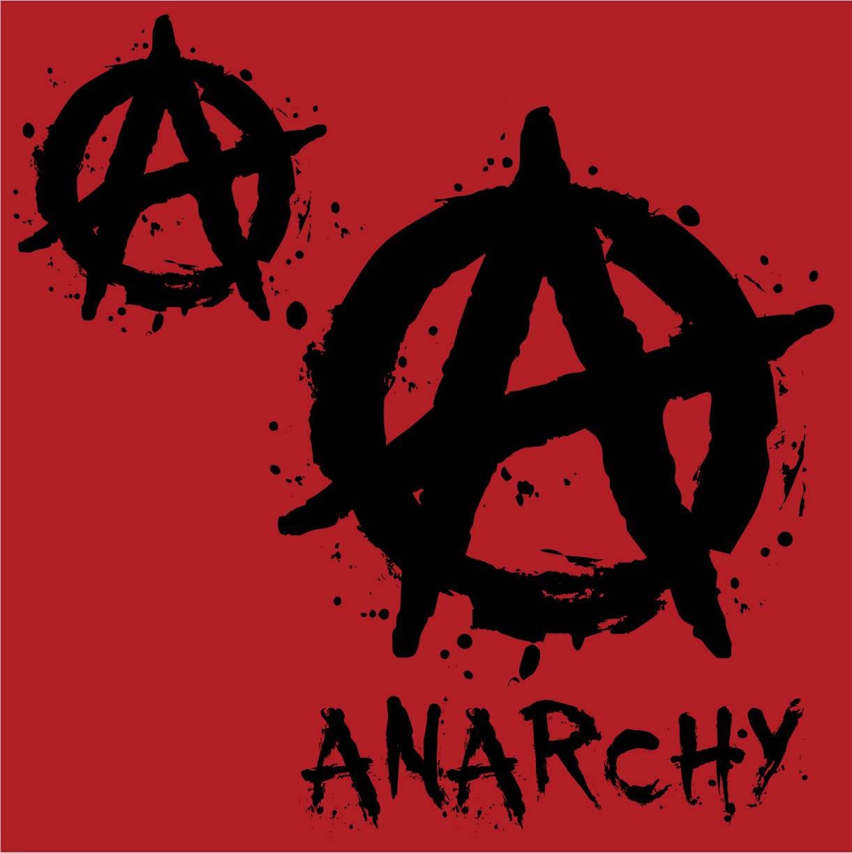 Mikina punk na zip Anarchy