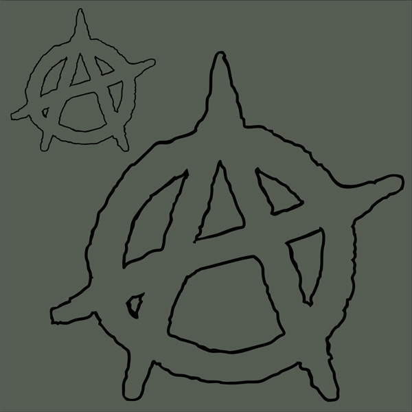 Mikina punk na zip Anarchy