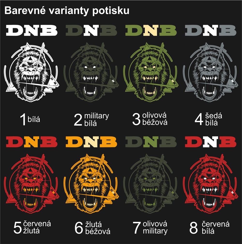 Mikina dnb dámská monkey