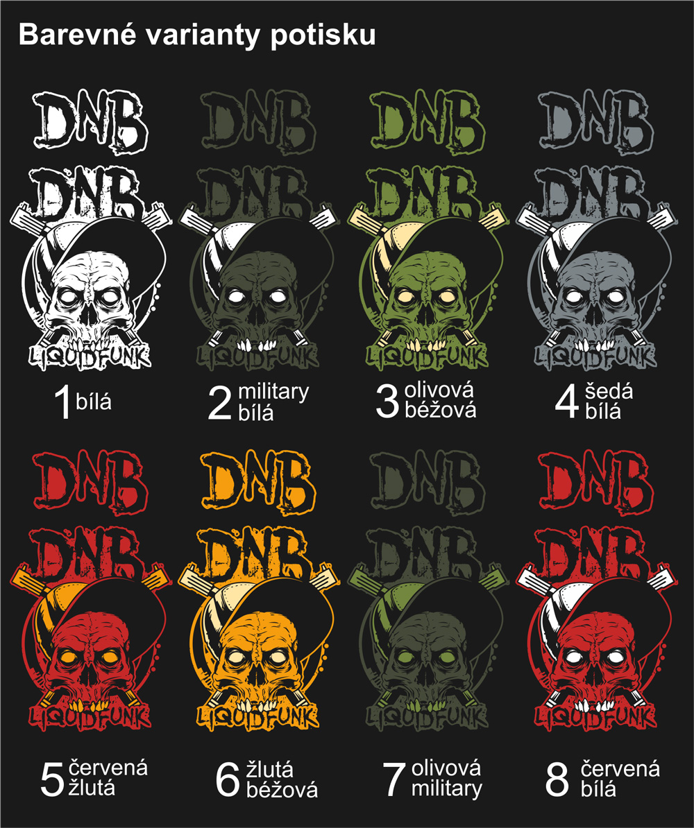 Mikina dnb dámská skull