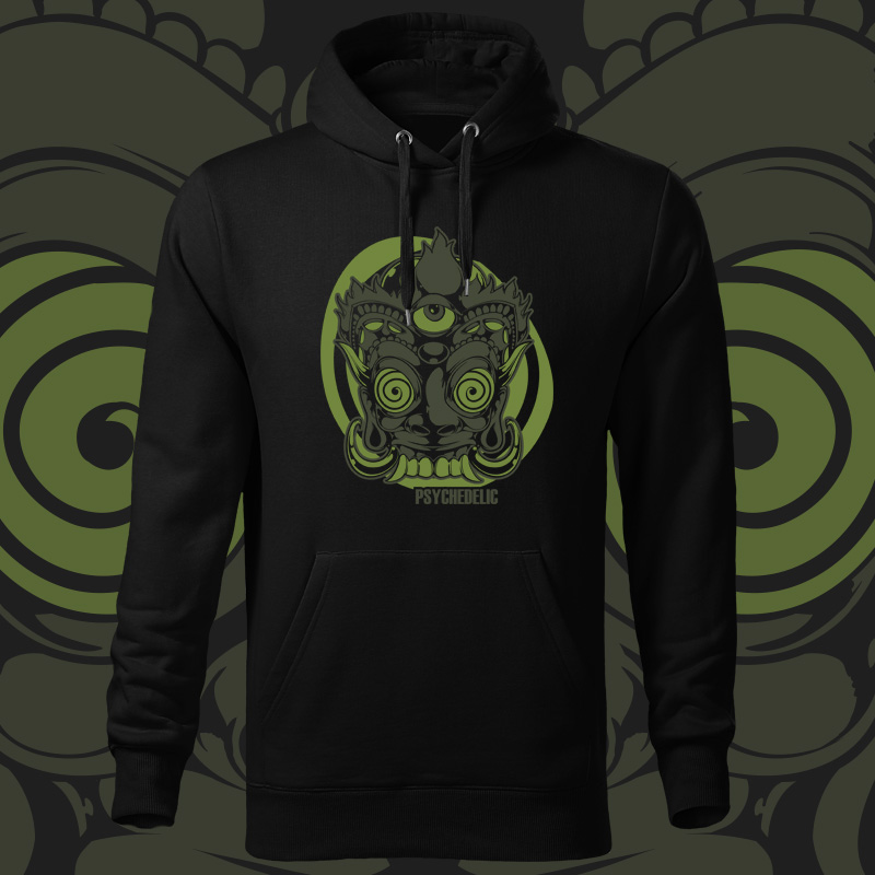 Mikina pánská tekno psychedelic