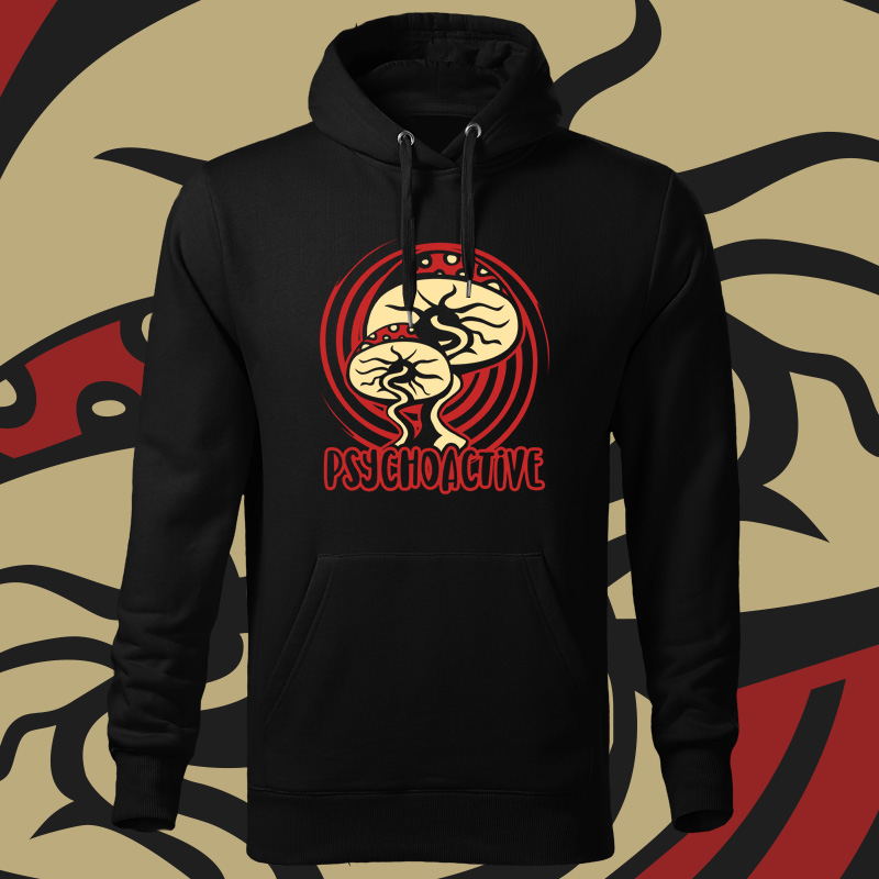 Mikina pánská tekno psychedelic