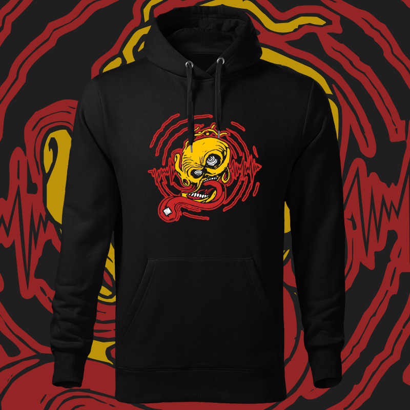 Mikina pánská tekno lsd head