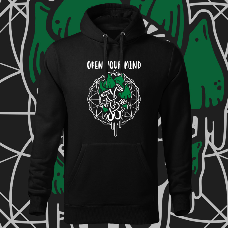 Mikina pánská tekno open your mind