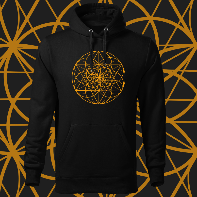 Mikina pánská tekno sacred geometry