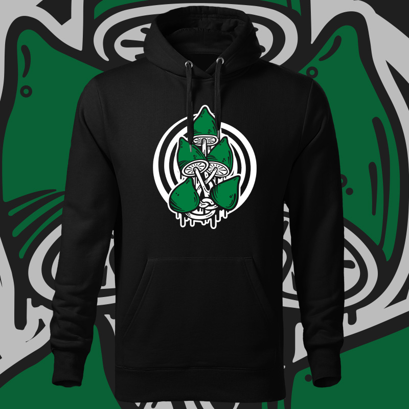 Mikina pánská tekno magic mushrooms