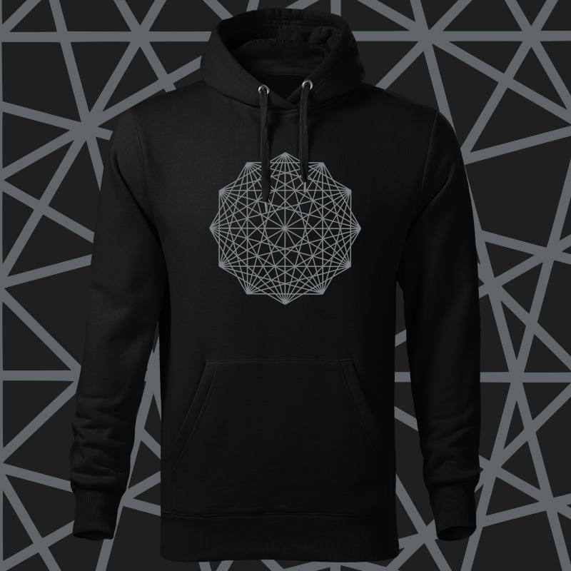Mikina pánská tekno sacred geometry