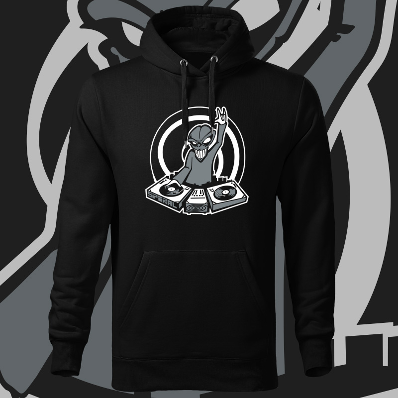 Mikina pánská tekno dj