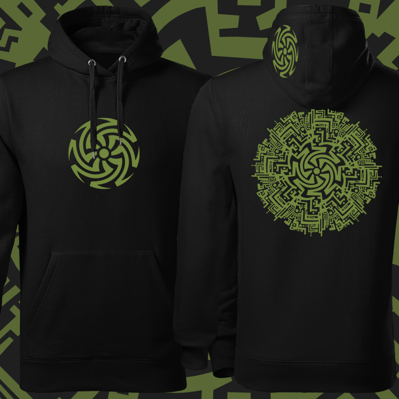 Mikina tekno pánská spiral