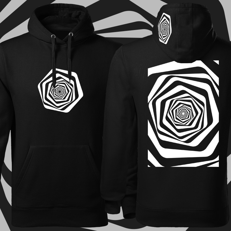 Mikina tekno pánská spiral