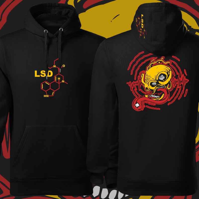Mikina tekno pánská LSD head