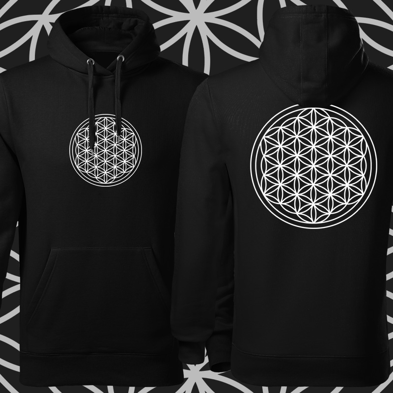 Mikina tekno pánská sacred geometry