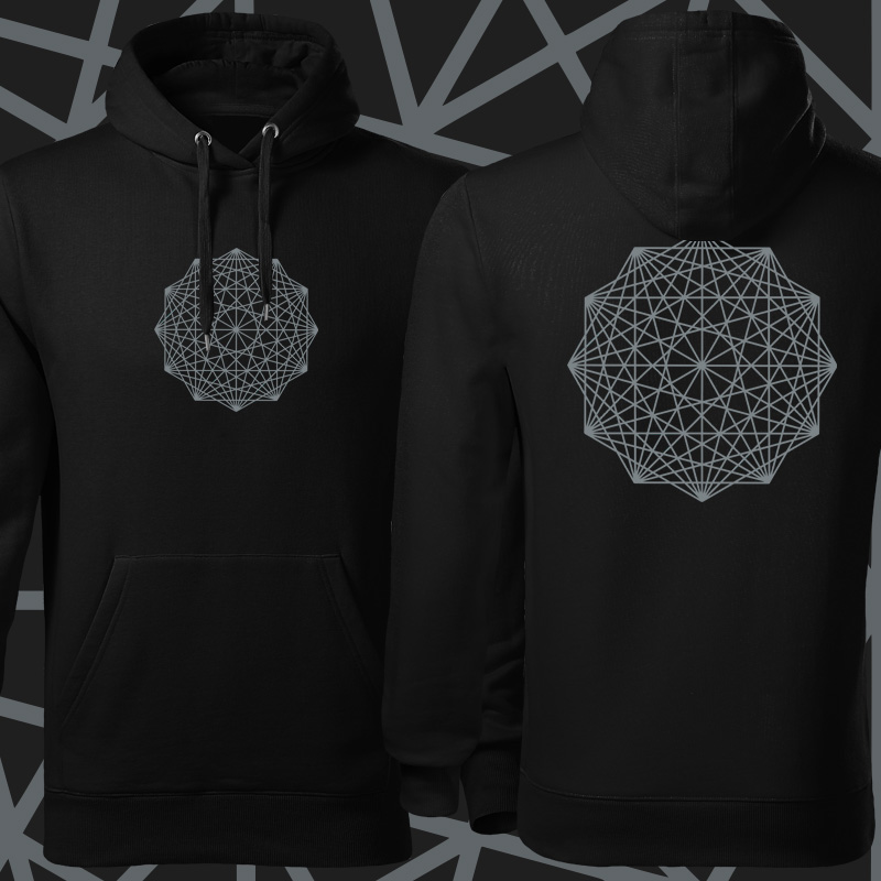 Mikina tekno pánská sacred geometry