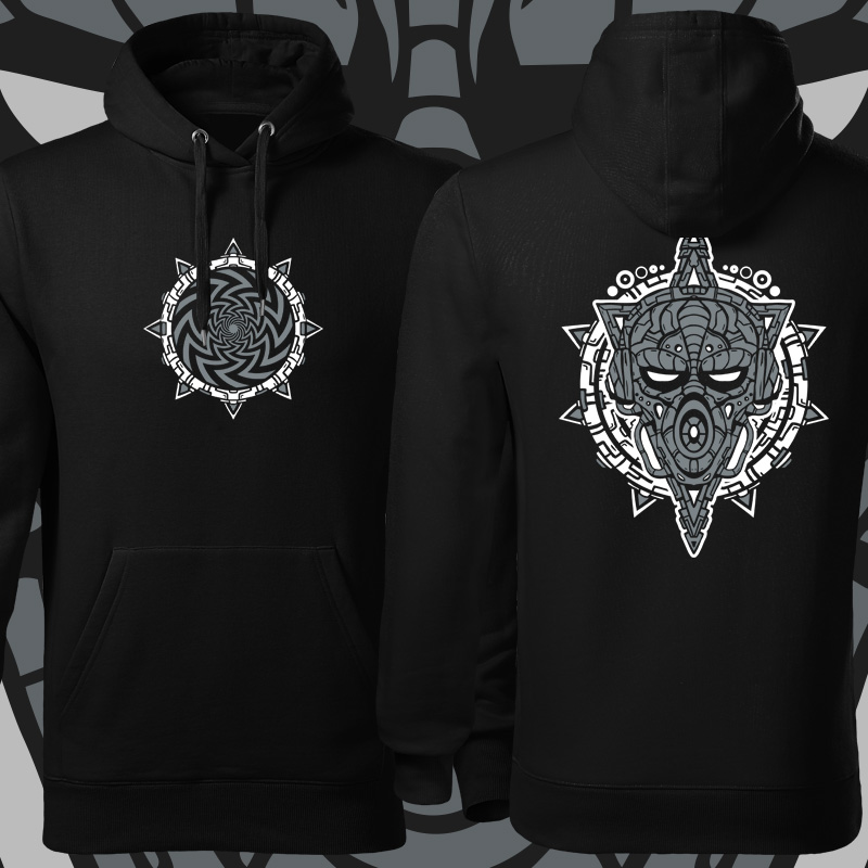 Mikina tekno pánská aztec