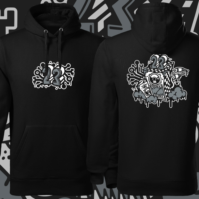 Mikina tekno pánská repro