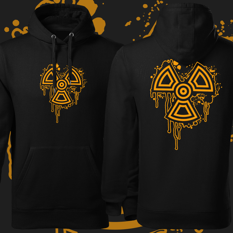 Mikina tekno pánská toxic radiation