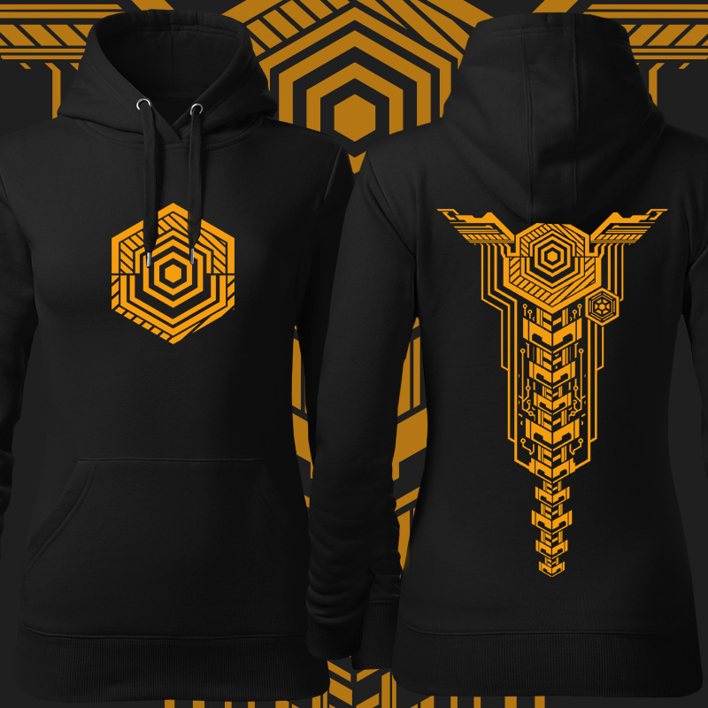 Dnb drum and bass mikina spine