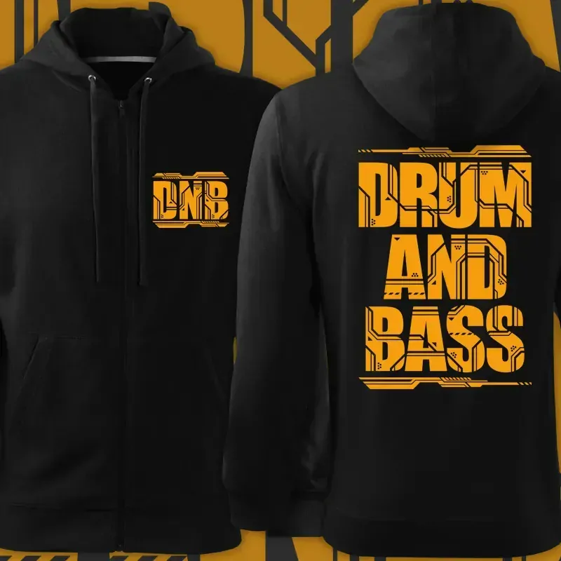 Mikina zip dnb drum and bass napis