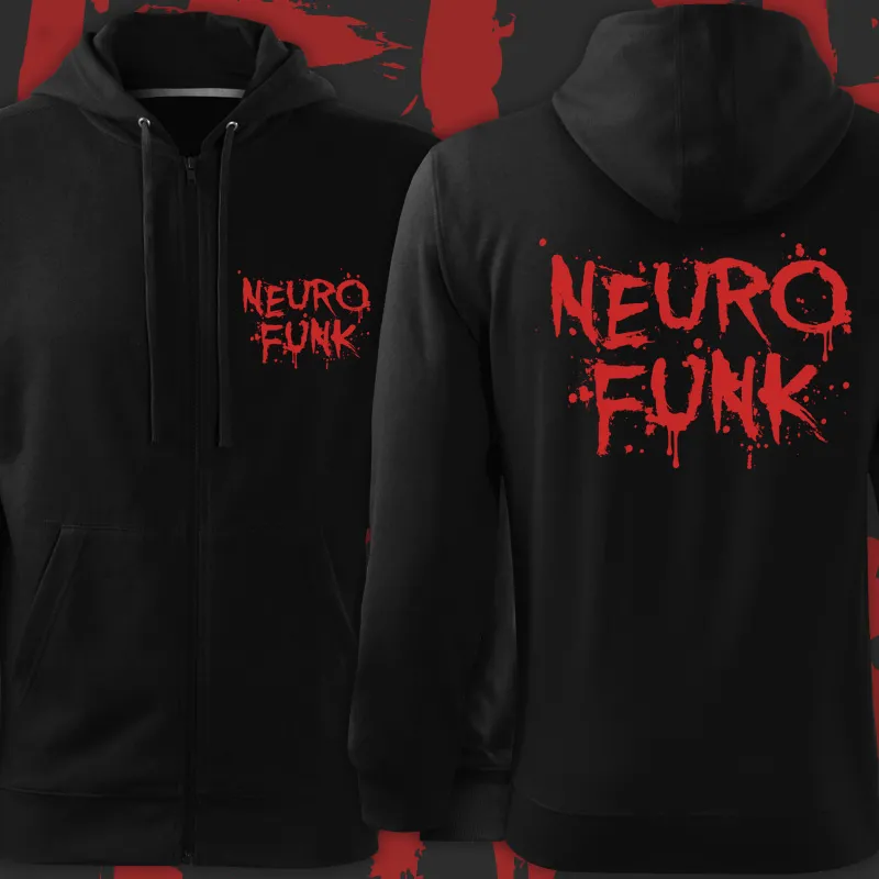 Mikina zip dnb drum and bass neurofunk