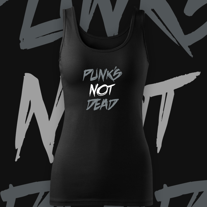 Tílko Punk not dead dámské