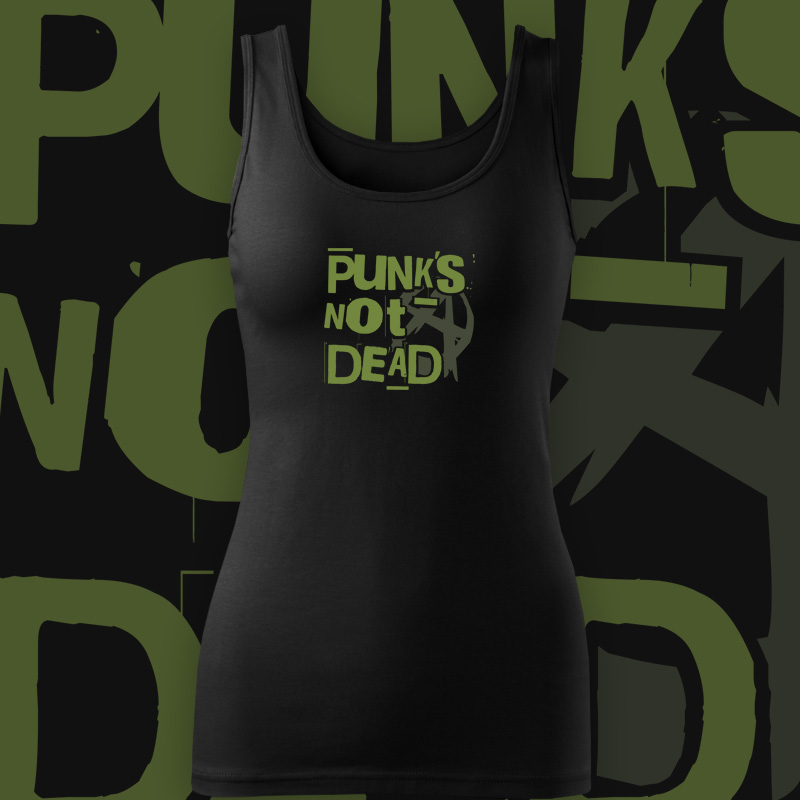 Tílko Punk not dead dámské