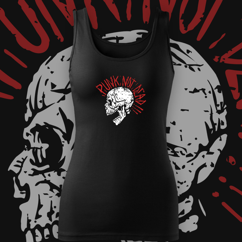 Tílko Punk not dead dámské