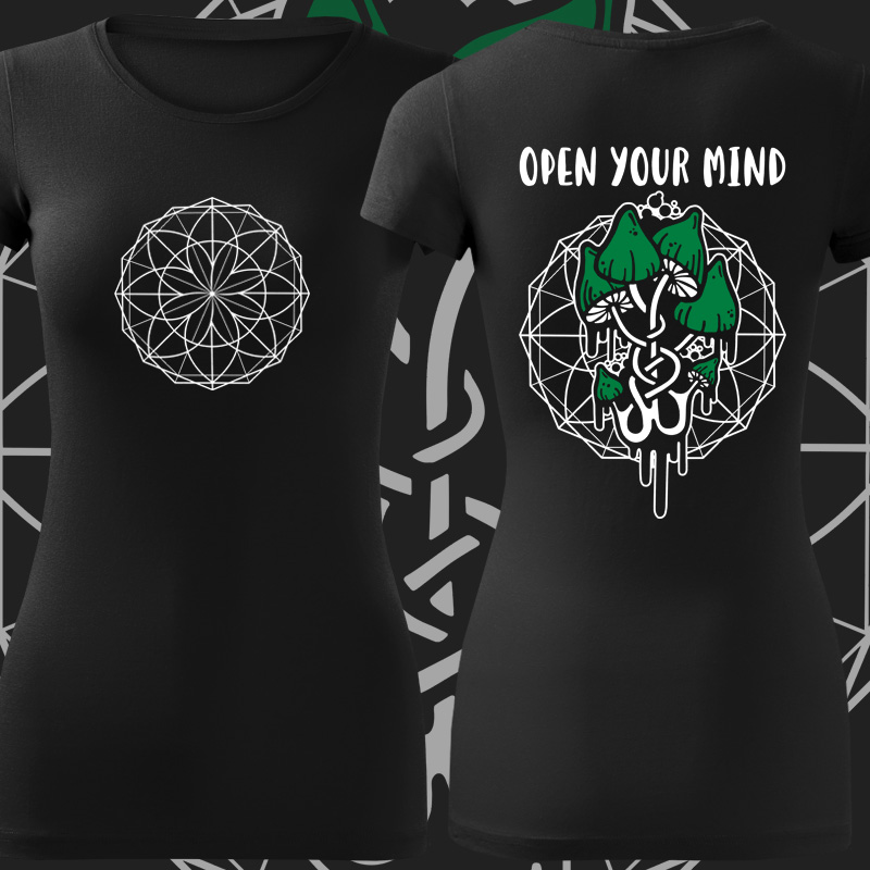 Tričko magic mushrooms dámské