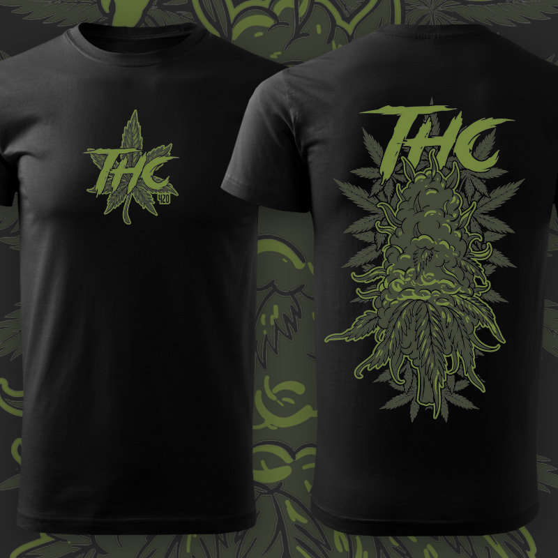 Tričko tekno pánské THC