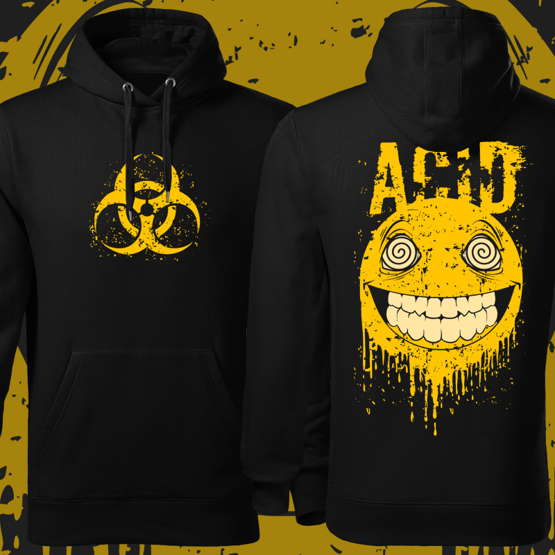 Mikina tekno acid pánská 