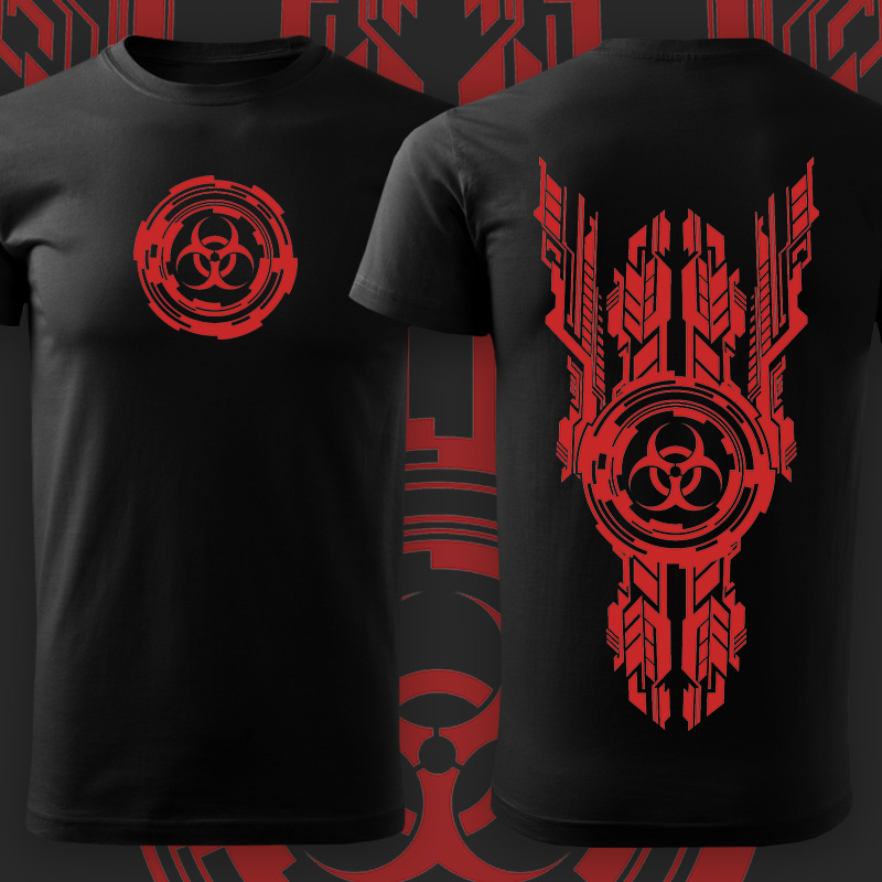 Tričko tekno pánské Biohazard