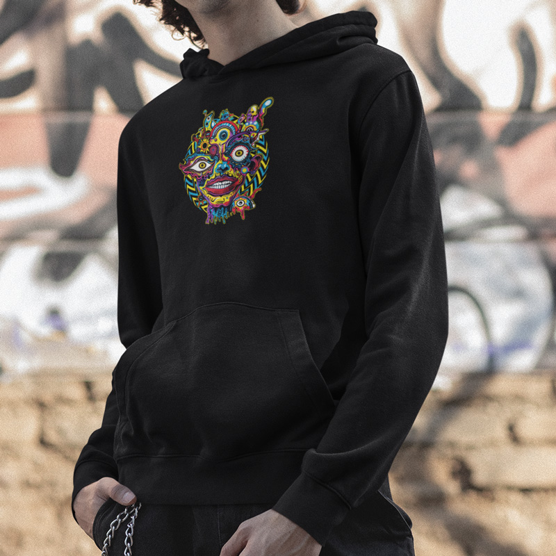 Mikina tekno pánská Psychedelic