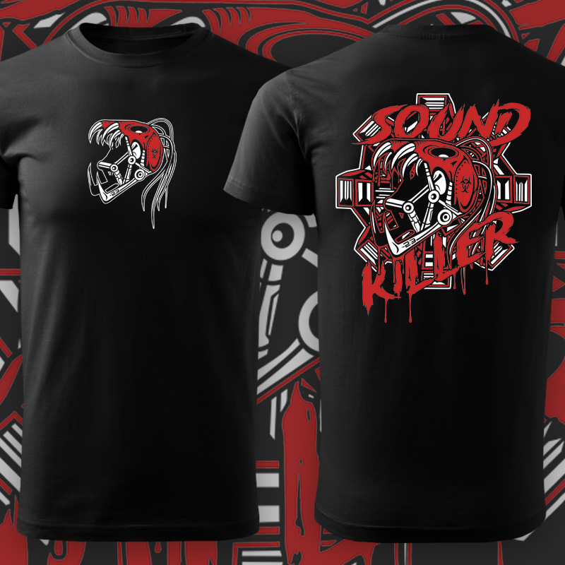 Tričko tekno pánské Sound killer