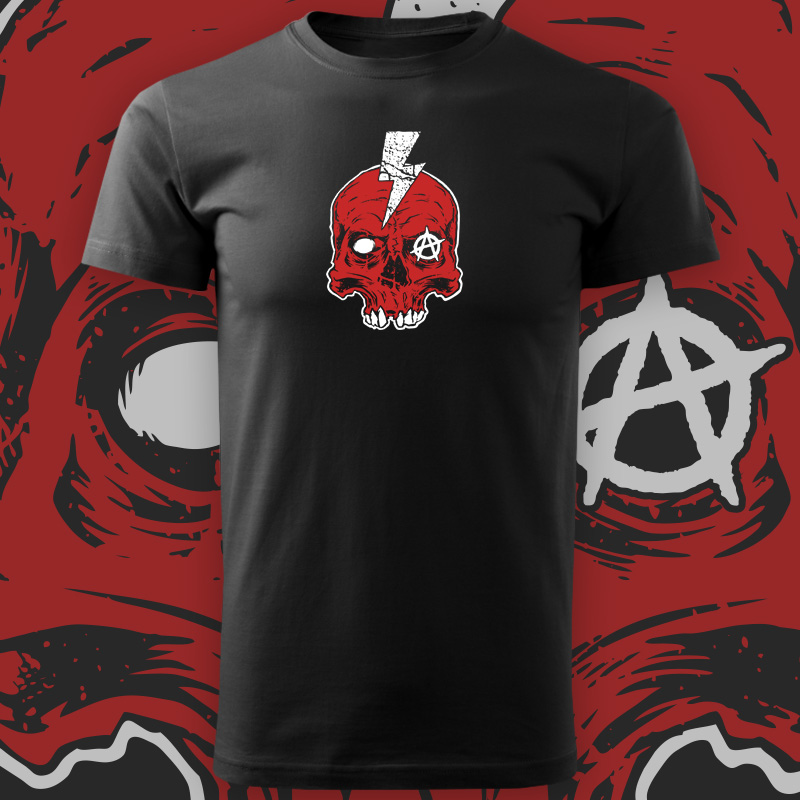 Tričko punk pánské Punk skull