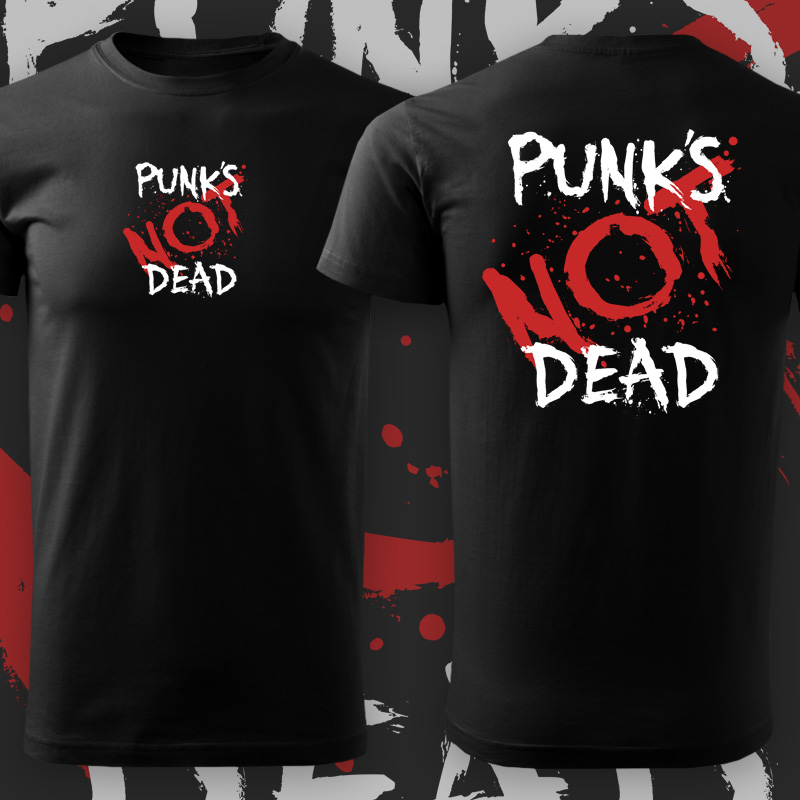 Tričko punk pánské Punks not dead