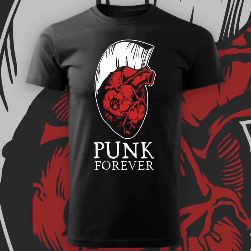 Tričko punk pánské Punk forever