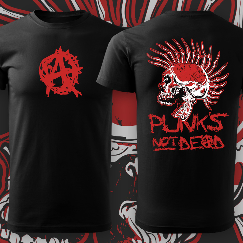 Tričko punk pánské Punks not dead
