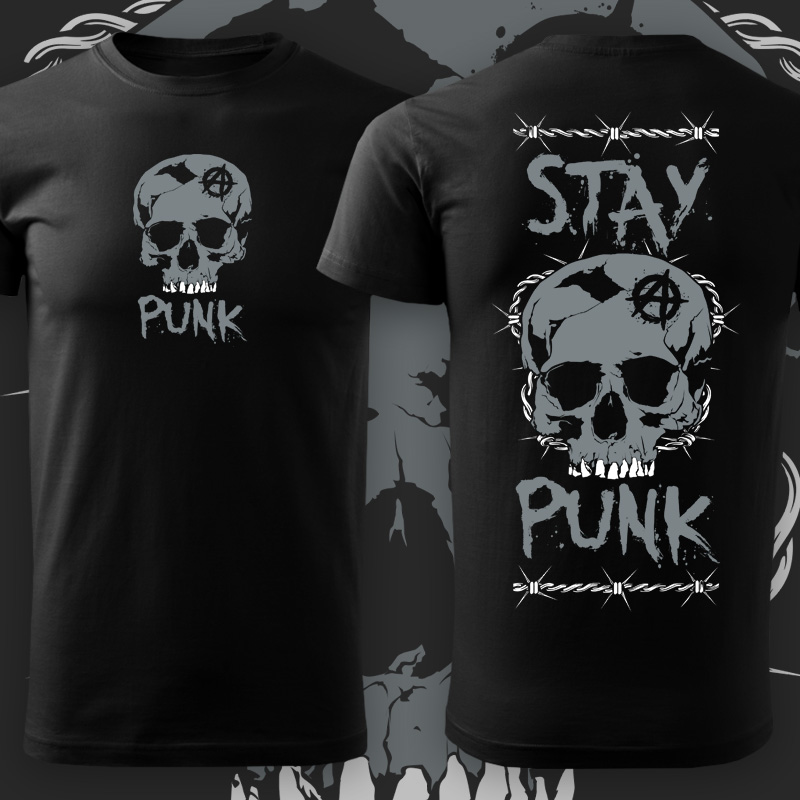Tričko punk pánské Stay punk