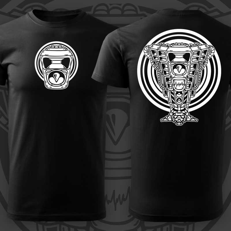 Tričko tekno pánské Reproduktor