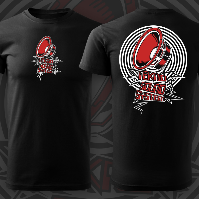 Tričko tekno pánské Speaker