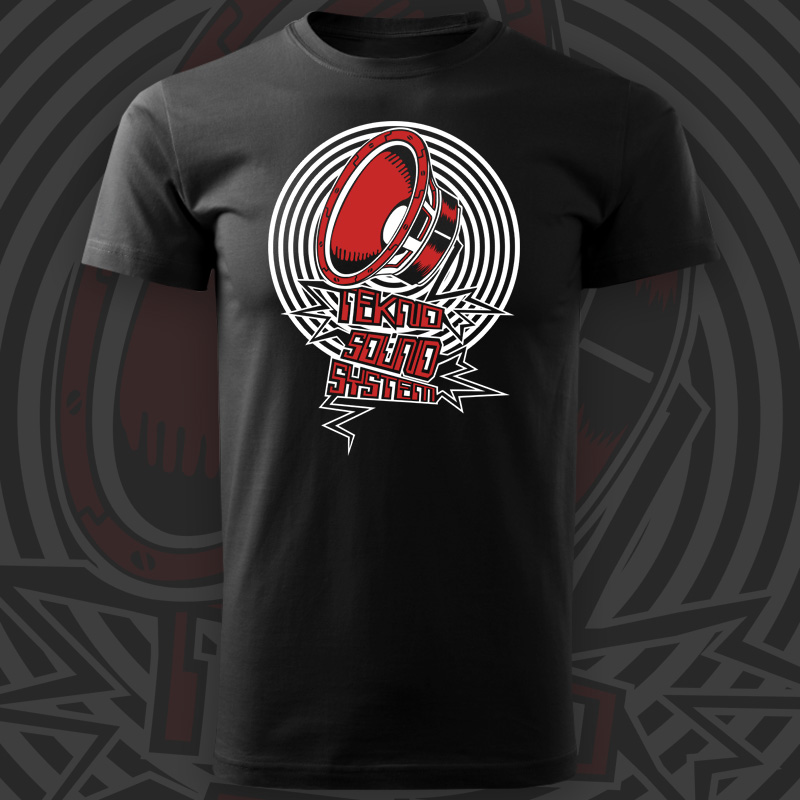 Tričko tekno pánské Speaker