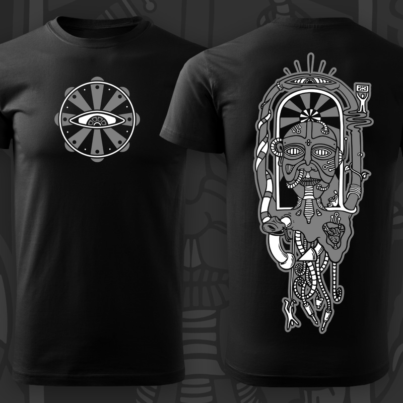 Tričko tekno pánské Psychedelic 