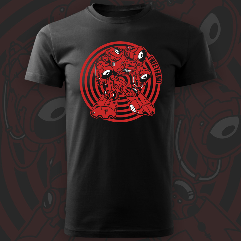 Tričko tekno pánské Free tekno