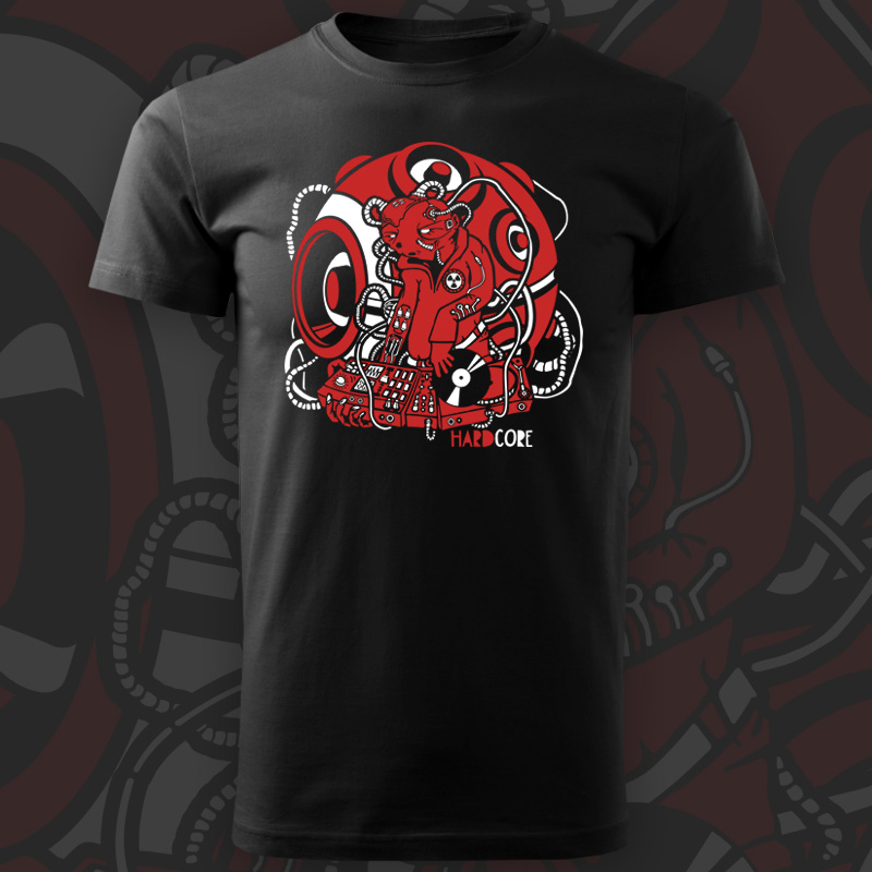 Tričko tekno pánské Hardcore