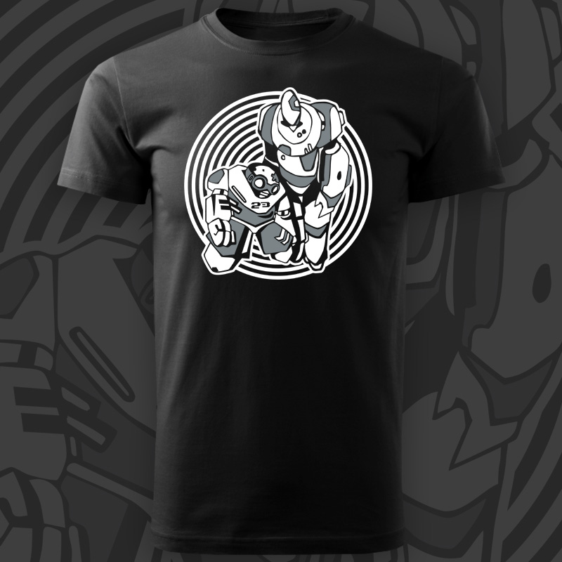 Tričko tekno pánské Robots