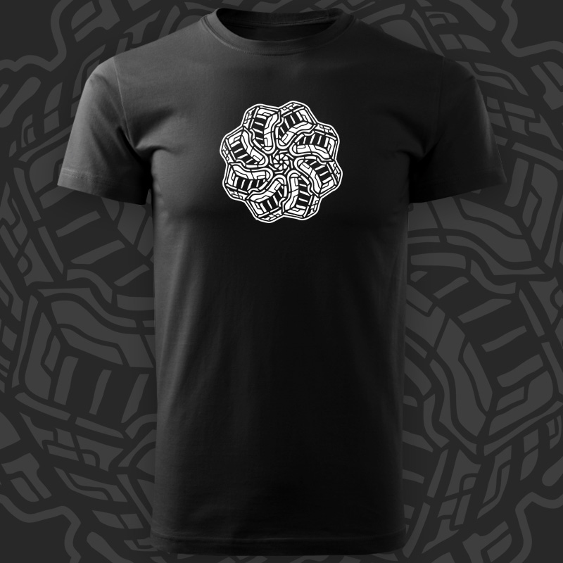 Tričko tekno pánské Bedny spirala